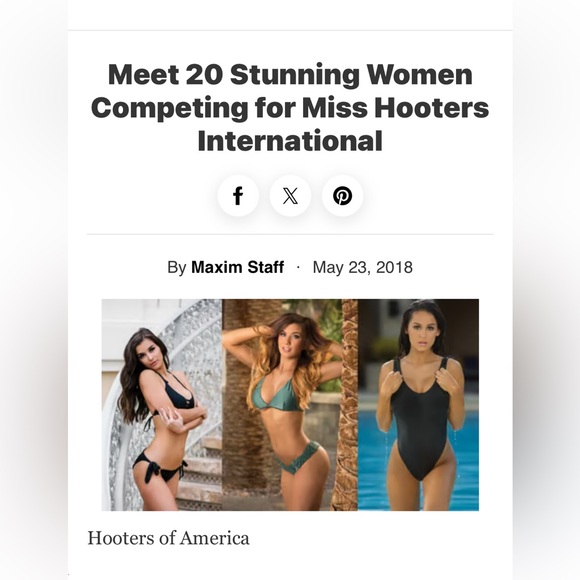 2018 Miss Hooters International Pageant Competitor Leggings - Picture 2 of 13